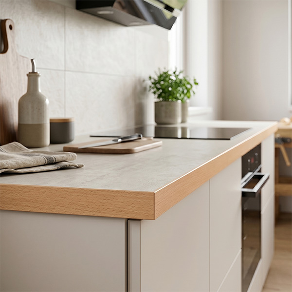 Pircher Bordo Preincollato per TOP Cucina Faggio MM610X32 PZ2* - PIRCHER OBERLAND - Immagine 2